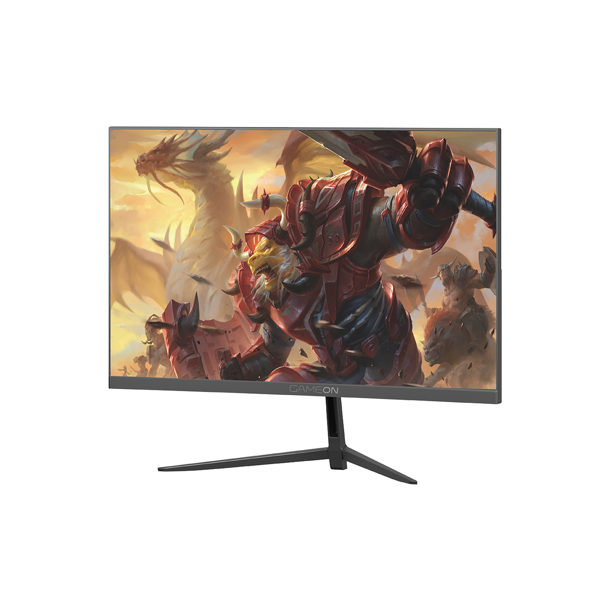 Gameon pro series 27’’ qhd 180hz mprt 0.5ms hdmi 2.1 va panel curved gaming monitor 3000r 16:9 (supports ps5) - black