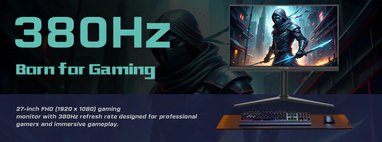 Gameon Fhd 380 Ips Midnight Pro Series 27’’ Fhd 380hz 1k