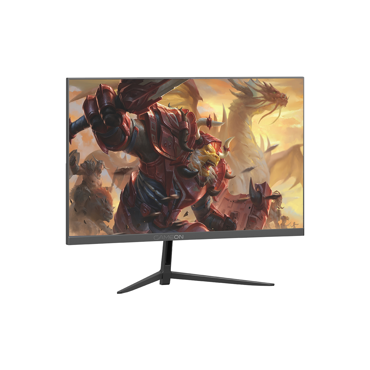 Gameon pro series 27’’ qhd 180hz mprt 0.5ms hdmi 2.1 va panel curved gaming monitor 3000r 16:9 (supports ps5) - black