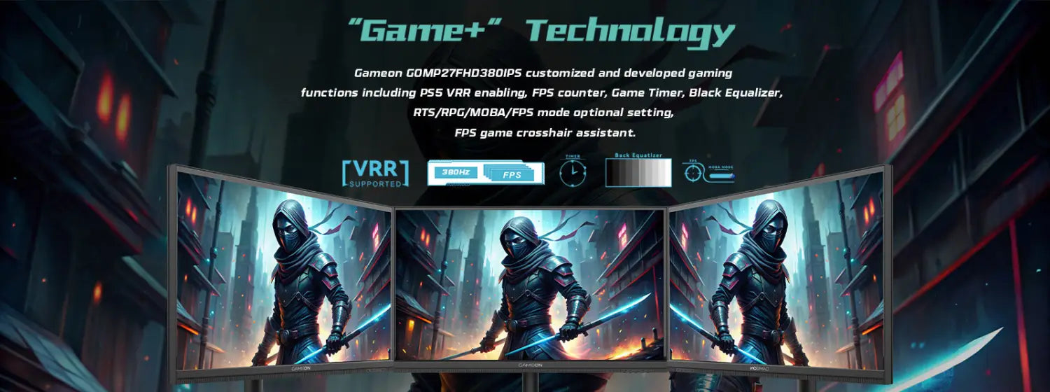 Gameon Fhd 380 Ips Midnight Pro Series 27’’ Fhd 380hz 1k