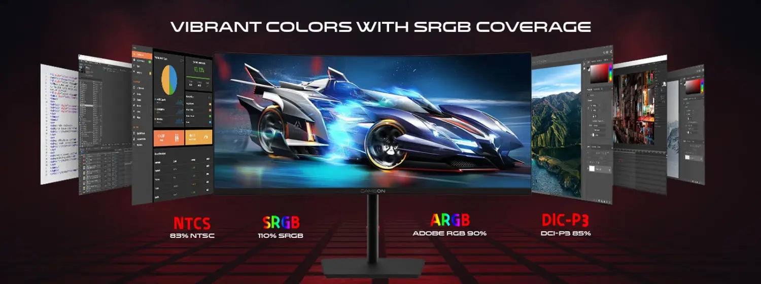 Gameon Wqhd Va Spectra Pro Series 34’’ Wqhd 120hz 4k