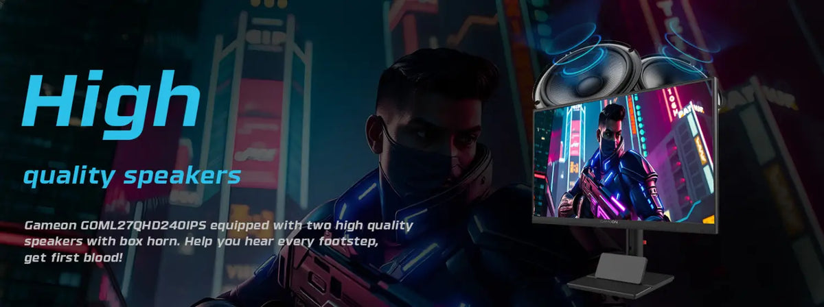 Gameon Qhd 240 Ips Midnight Signature Series 27’’ Qhd 240hz 2k