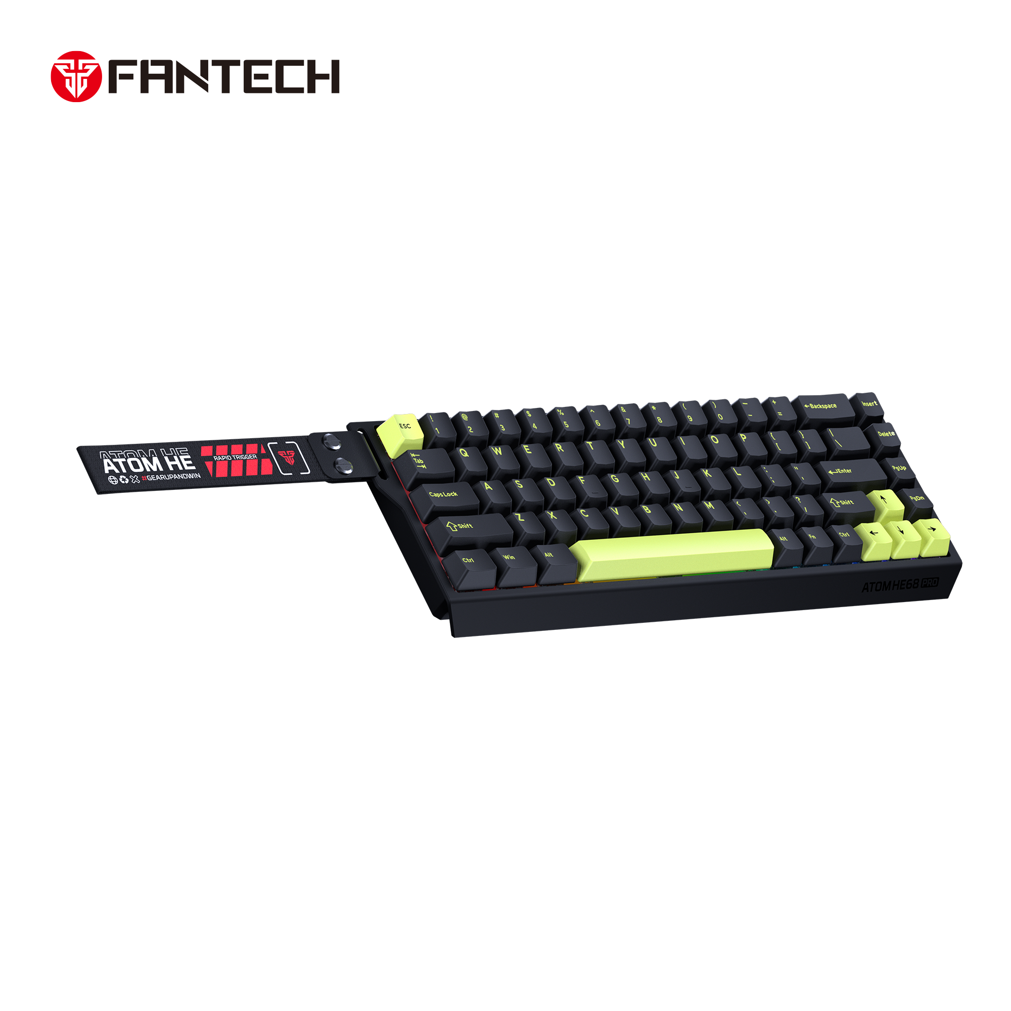 Fantech Keyboard ATOM HE68 MK922 MAGNETIC SWITCH – BLACK.