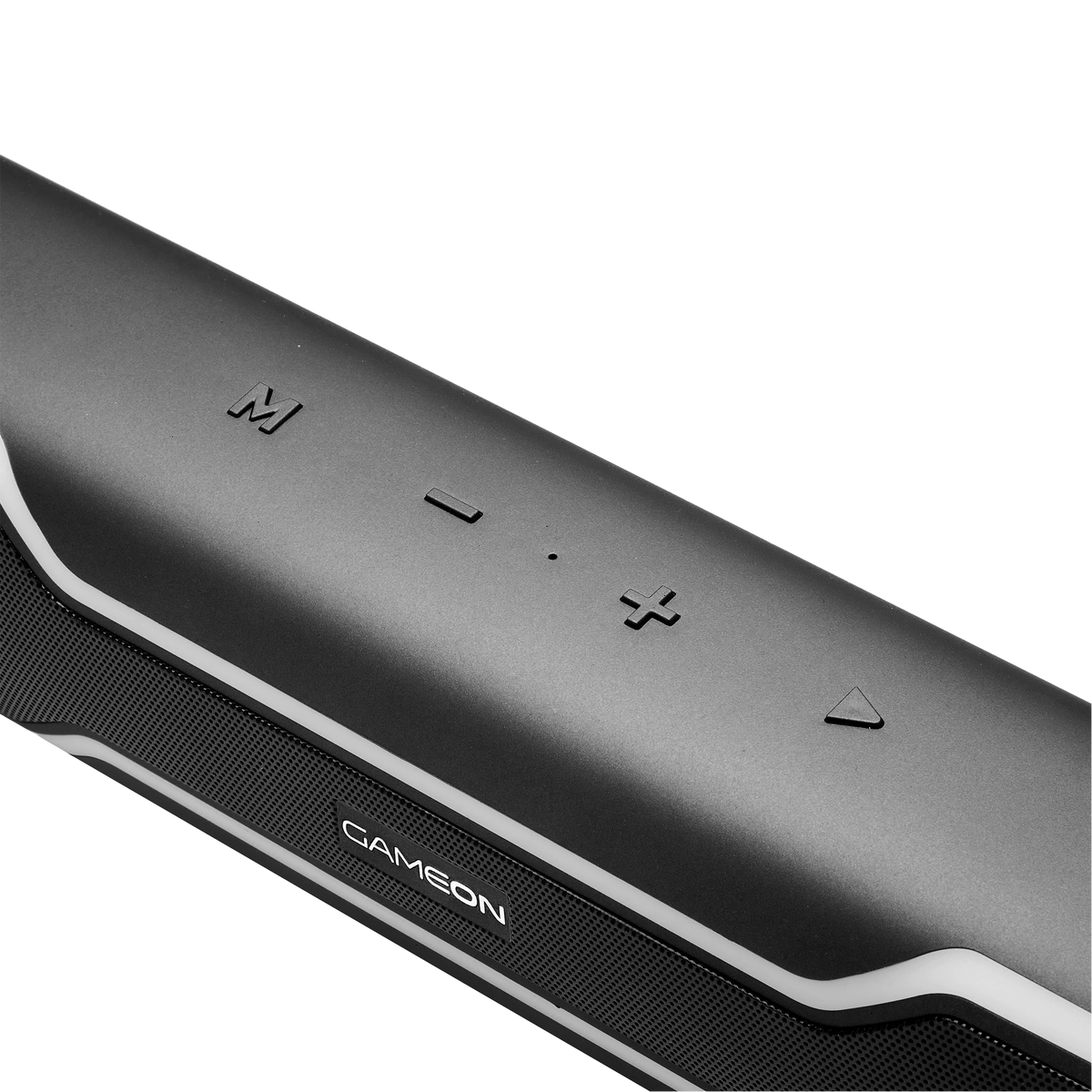 Gameon dominator blaze wireless rgb gaming soundbar - black - audio | speakers