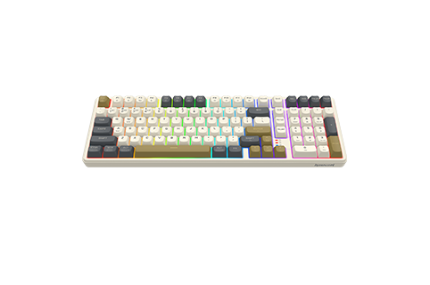 Redragon k528 wireless gaming keyboard bluetooth computer keyboards creamy cute with number pad rgb backlit tri-mode