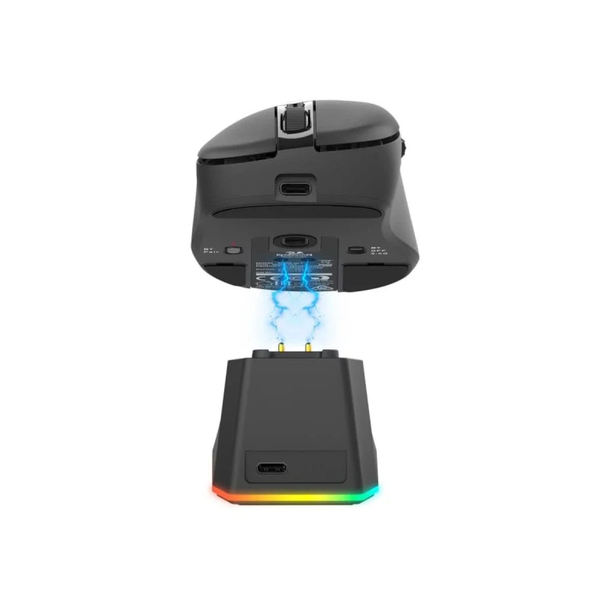 Redragon m998 ultra lightweight wireless gaming mouse 3950 sensor with rgac black / 8000 hz