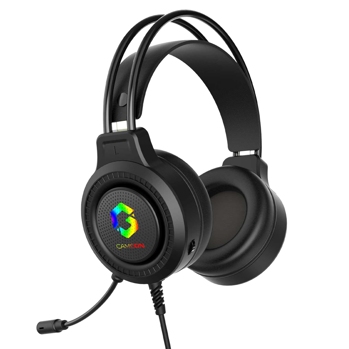 Gameon got101 shadowfire rgb gaming headset - black - audio | headset 3.5