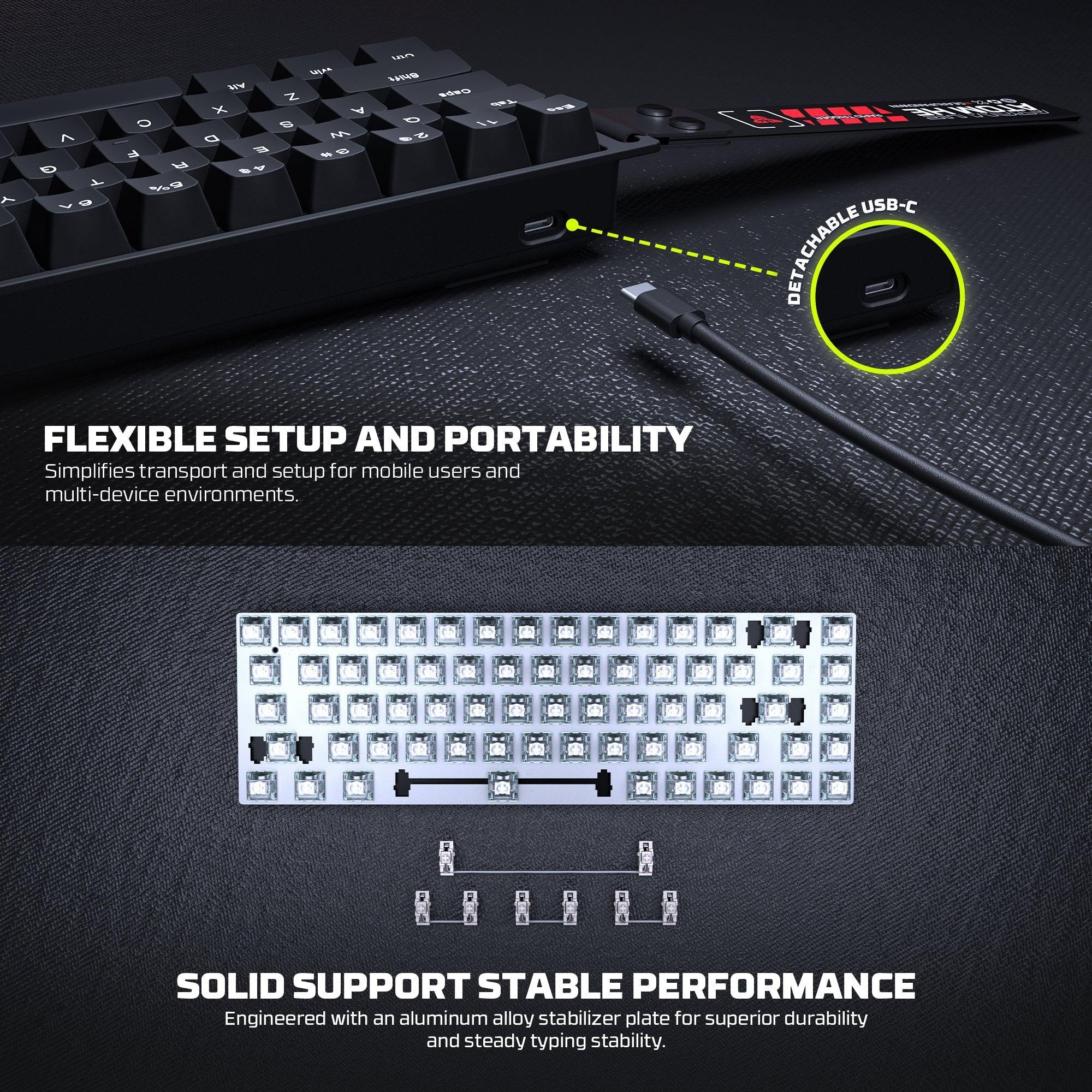 Fantech Magnetic Switch Keyboard ATOM HE68 SERIES MK811.