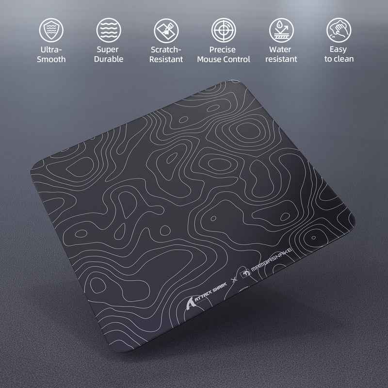 ATTACK SHARK CM05 Tempered Glass Gaming Mouse Pad