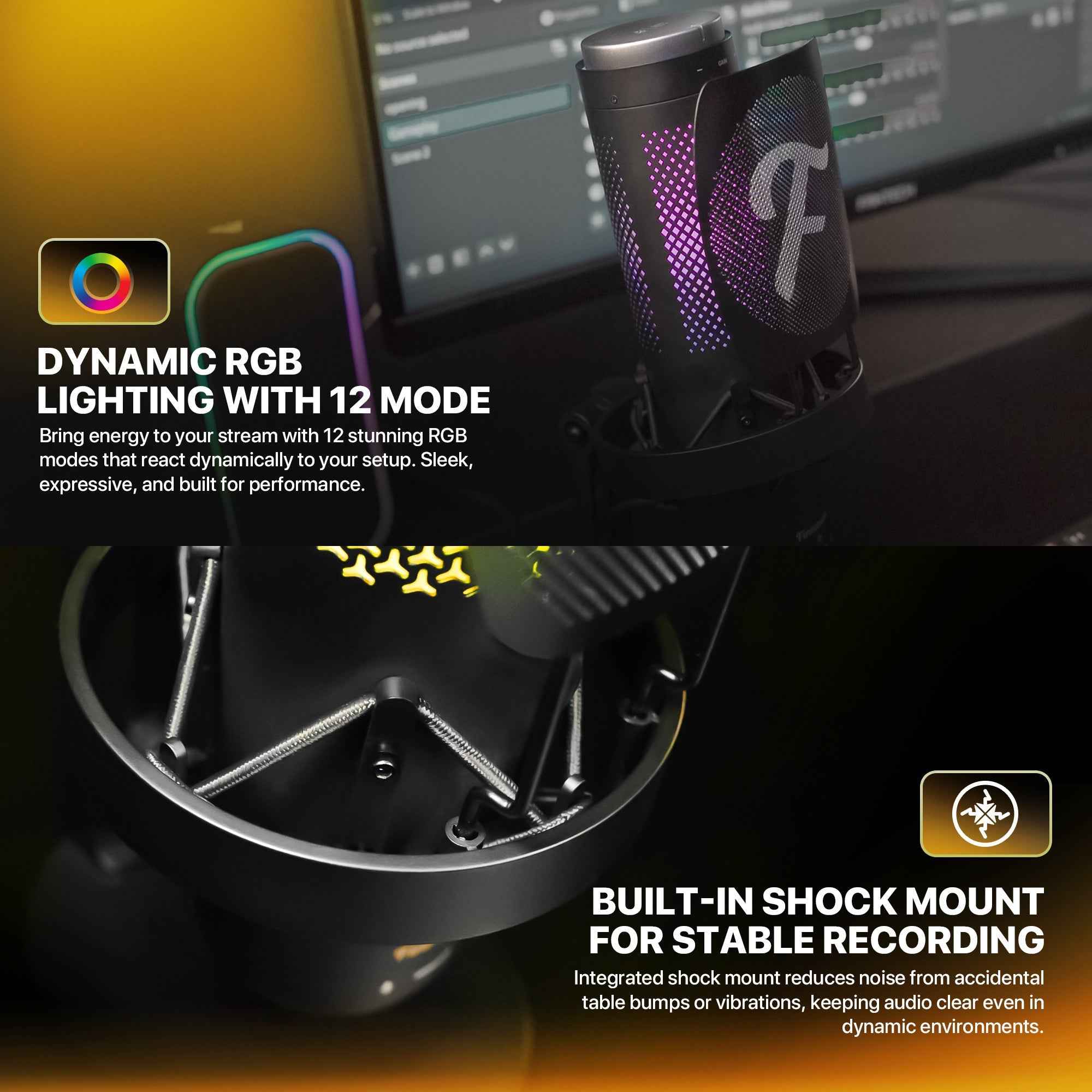 Fantech UFM1 Finecoustic SONARA Condenser Microphone