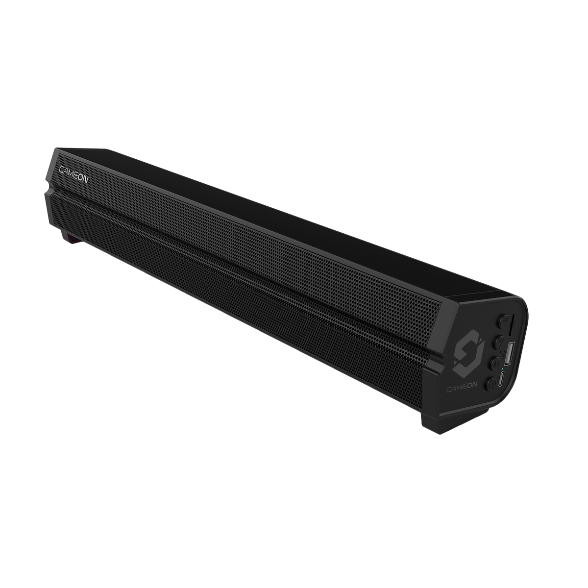 Gameon sonicstorm x wireless rgb gaming soundbar - black - audio | speakers