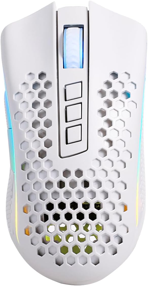 REDRAGON Mouse Gamer Storm Pro M808w-ks White Wireless