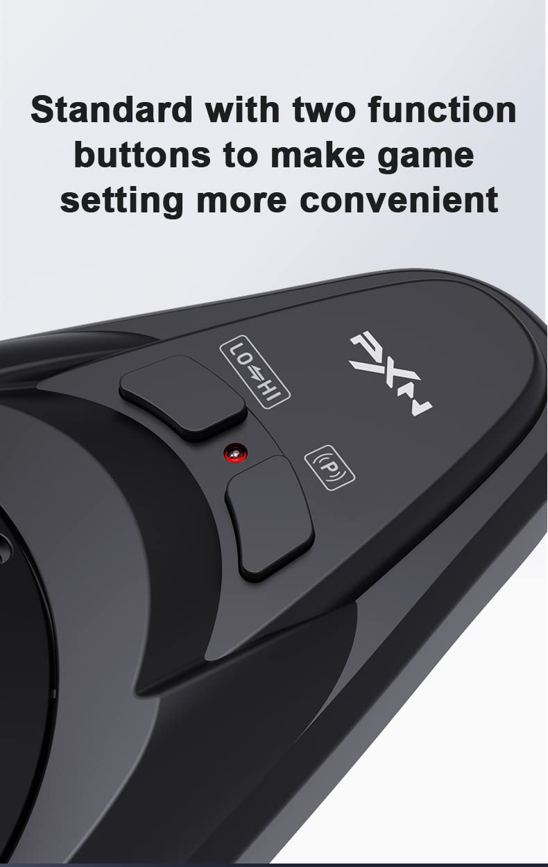 PXN A7 Racing wheel Gear Shifter, 6 +1 Shifter Metal disk with Handbrake Button