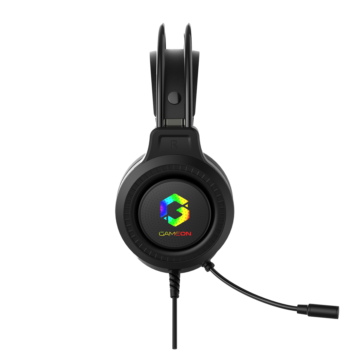 Gameon got101 shadowfire rgb gaming headset - black - audio | headset 3.5