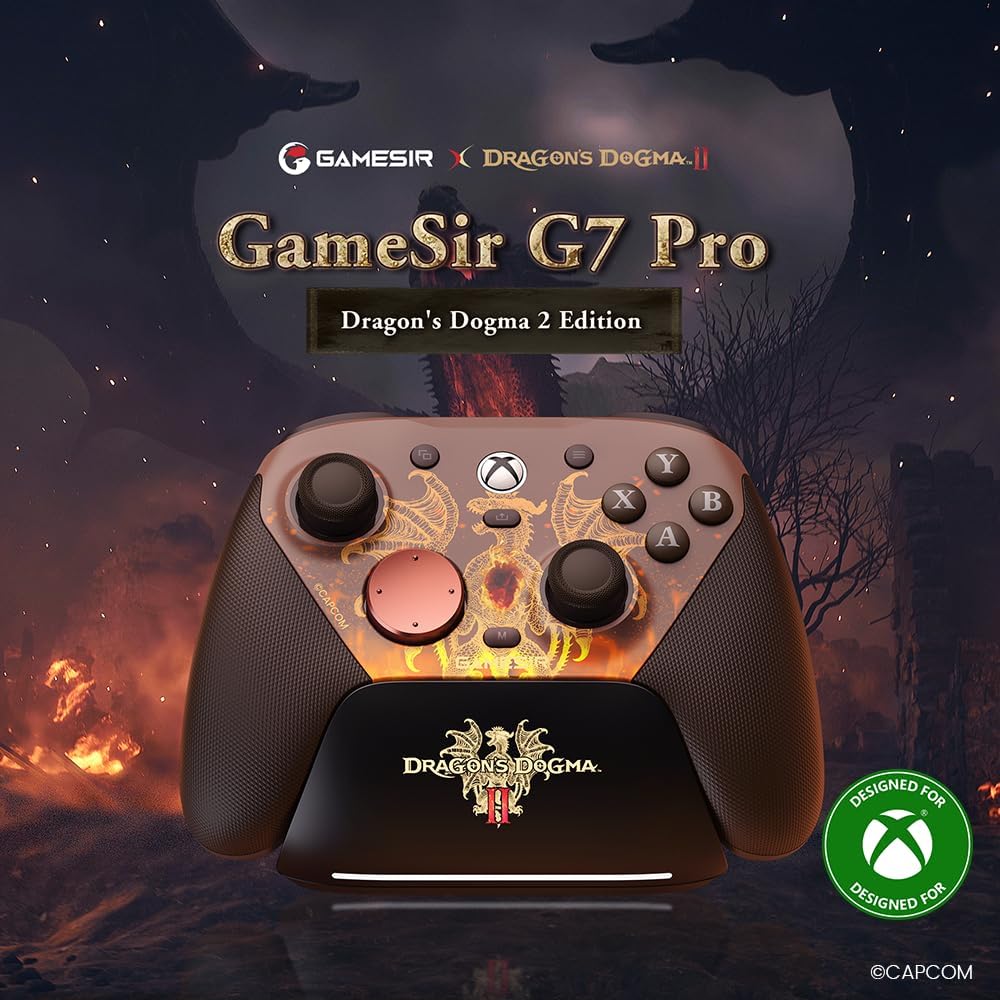 Gamesir g7 pro wired xbox controller for series x|s wireless pc gamepad tmr joysticks hall effect triggers 1000hz