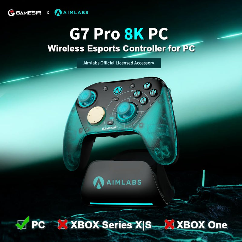 Gamesir g7 pro 8k pc wireless controller aimlabs edition – 8000hz - console | controller