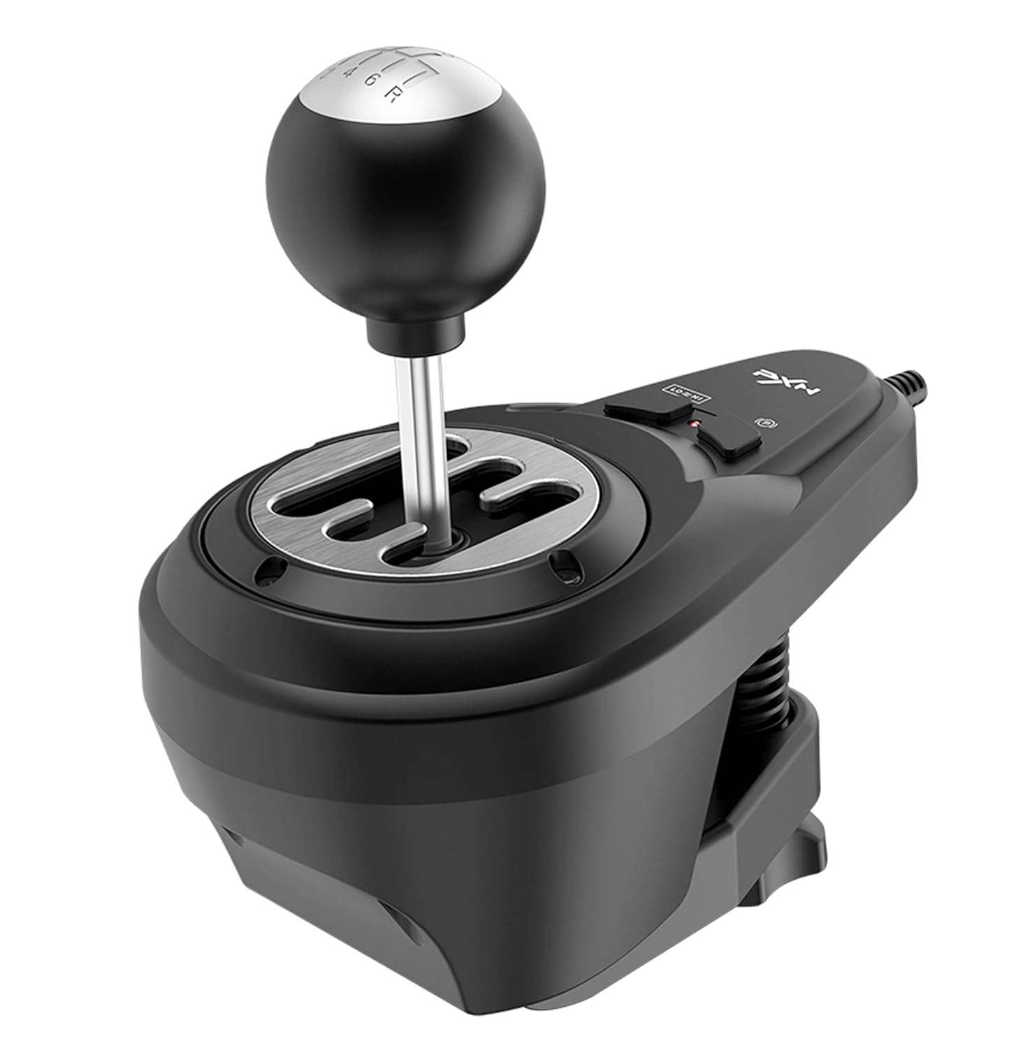 PXN A7 Racing wheel Gear Shifter, 6 +1 Shifter Metal disk with Handbrake Button