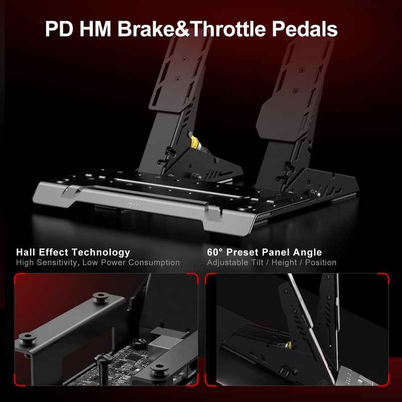 PXN VD6 Bundle: PC Steering Wheel and Pedals