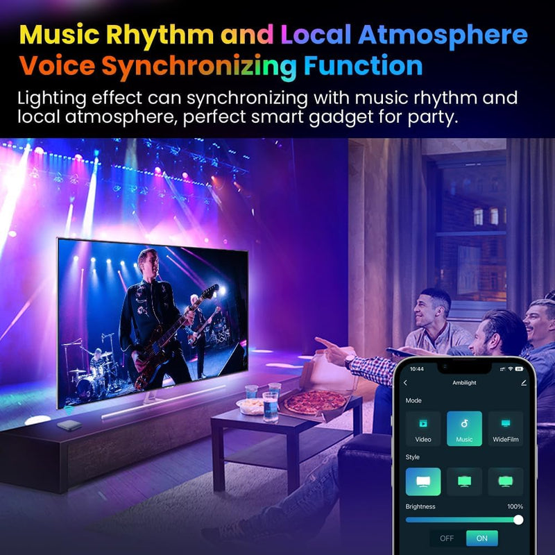 AVATTO The TV LED Backlight HDMI 2.0 Sync