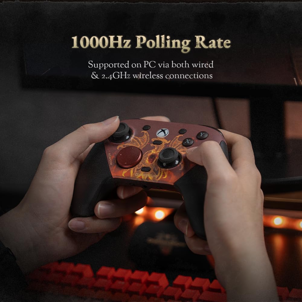 Gamesir g7 pro wired xbox controller for series x|s wireless pc gamepad tmr joysticks hall effect triggers 1000hz
