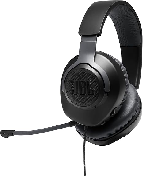 Jbl quantum m100 - wired over-ear gaming headphones - black - audio | headset 3.5