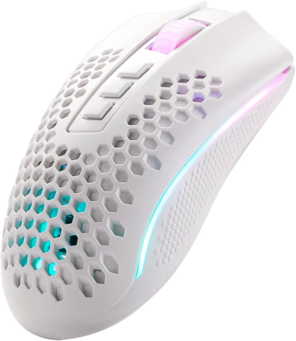 REDRAGON Mouse Gamer Storm Pro M808w-ks White Wireless