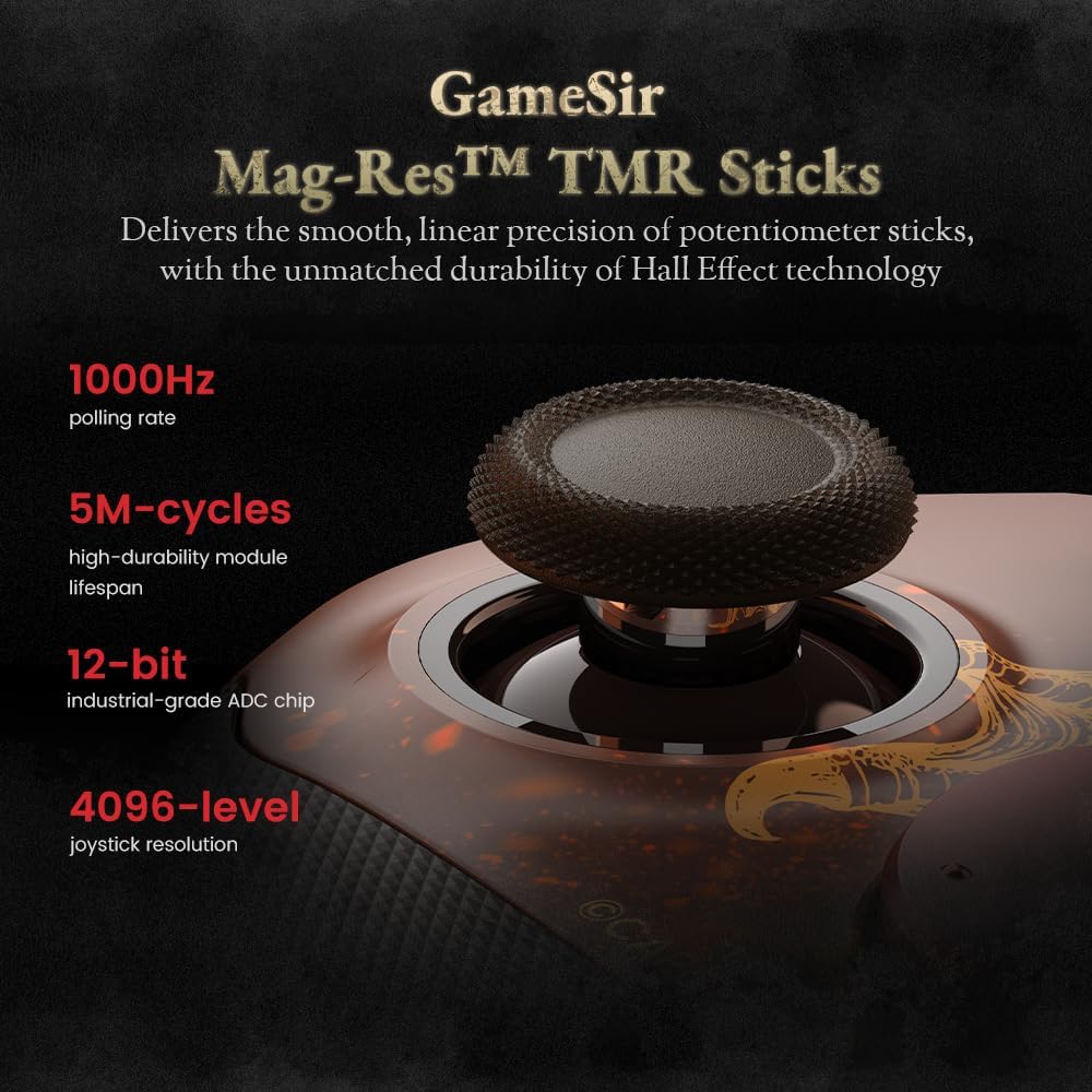 Gamesir g7 pro wired xbox controller for series x|s wireless pc gamepad tmr joysticks hall effect triggers 1000hz