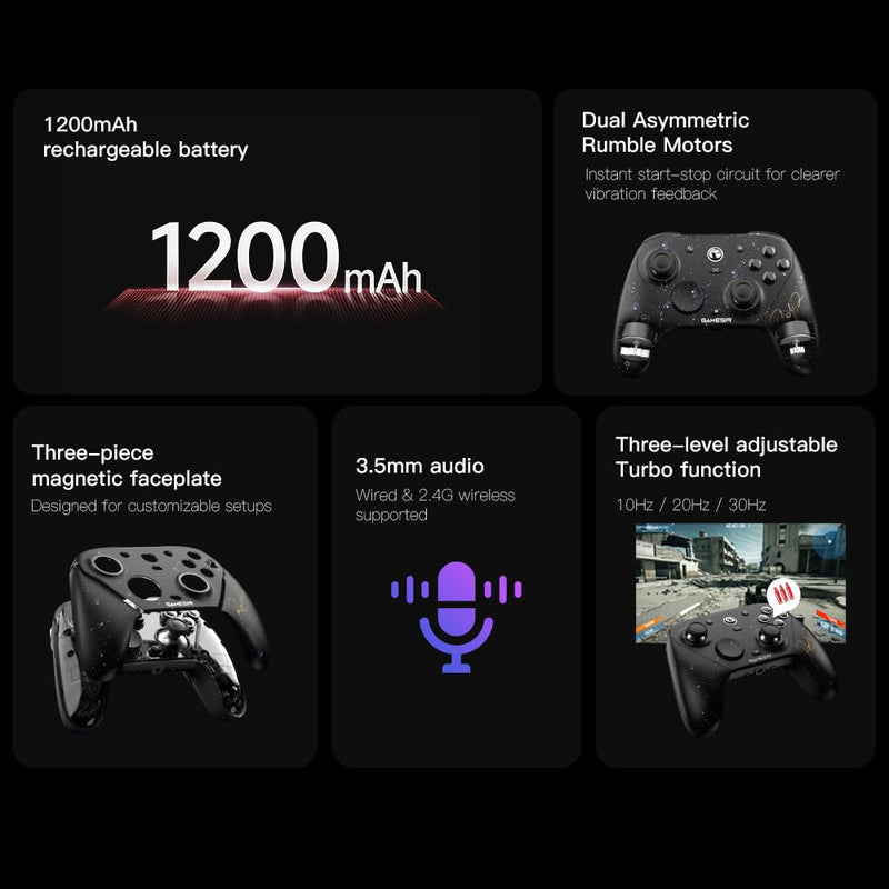 Gamesir g7 pro 8k pc wireless controller royal 2 edition – 8000hz - console | controller