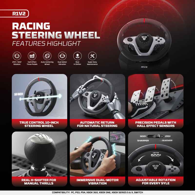 Fantech R1V2 Racing Steering Wheel