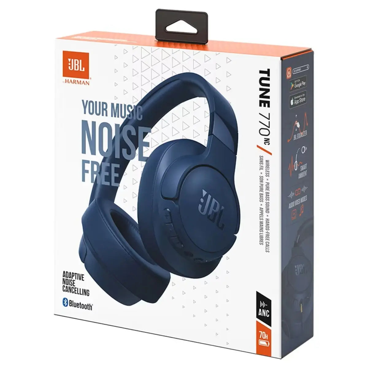 Jbl tune 770nc over-ear - dark blue - audio | wireless headset