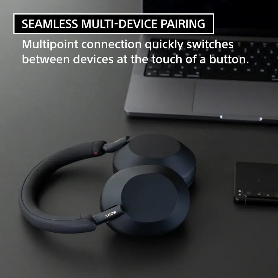 Sony wh-1000xm5 wireless noise canceling headphones - black - audio | wireless headset
