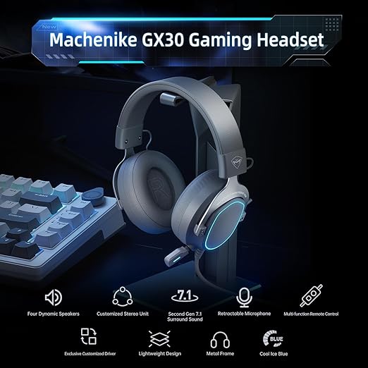 Machenike Headset GX30 - Gray