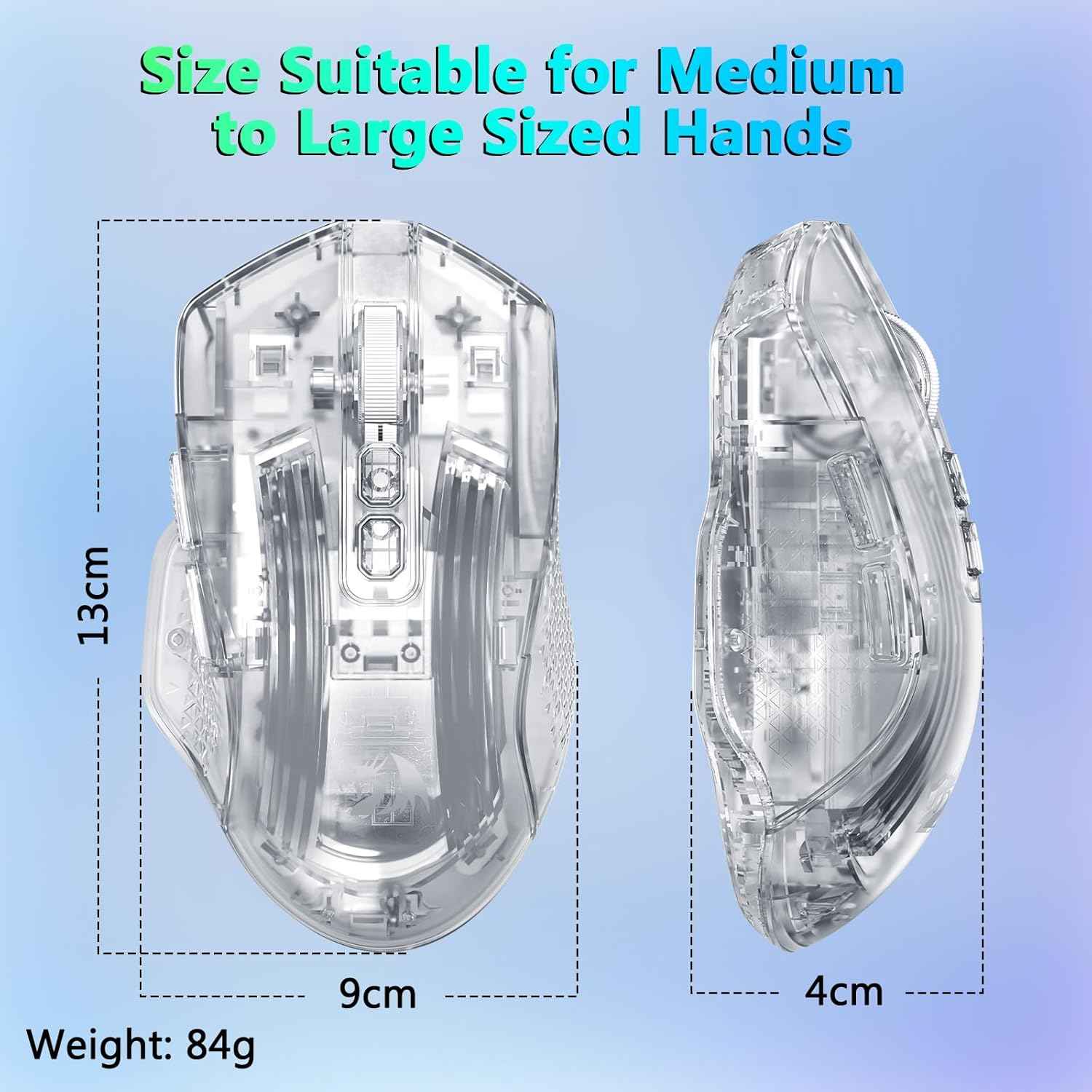 Redragon Wired Gaming Mouse, 24,000 DPI, 7 Programmable Button, 2 Side Buttons