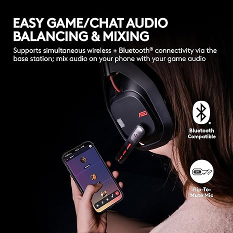 Logitech g astro a50 multi-platform wireless gaming headset - black - audio | wireless headset