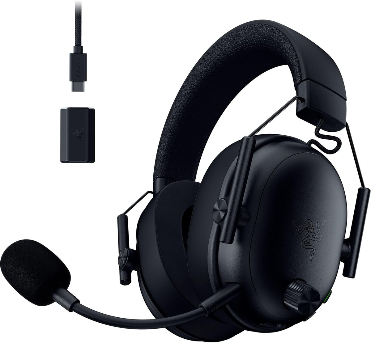 Razer blackshark v3 wireless pc gaming headset 70 hr battery black - audio | wireless headset