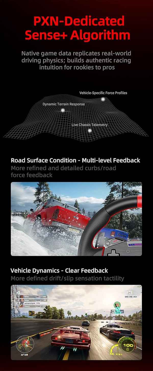 PXN VD4 Bundle F Gaming sim racing wheel