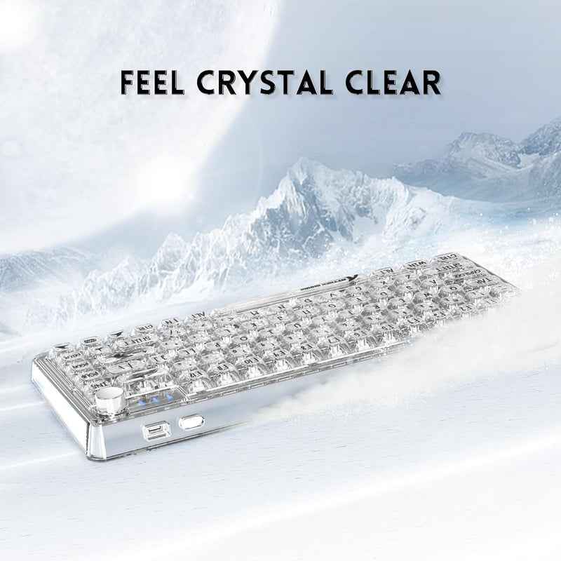 ATTACK SHARK K75 RGB Transparent Mechanical Keyboard