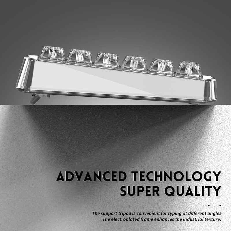 ATTACK SHARK K75 RGB Transparent Mechanical Keyboard