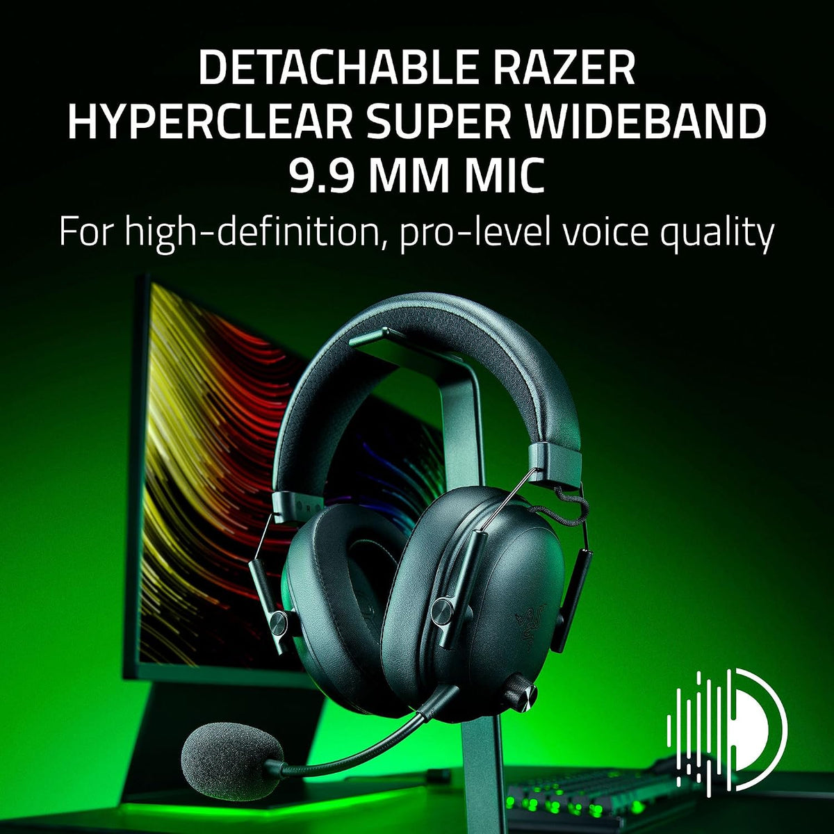 Razer blackshark v3 wireless pc gaming headset 70 hr battery black - audio | wireless headset