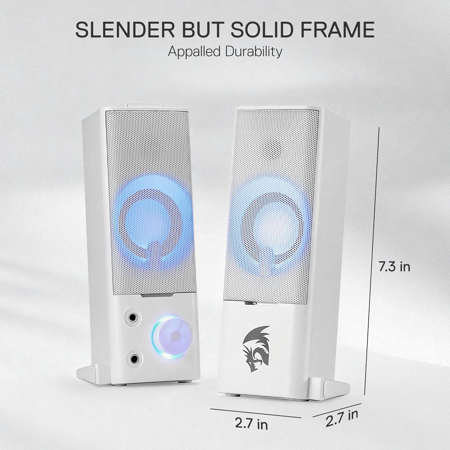 Redragon GS550 PC Gaming Speakers, 2.0 Channel Desktop