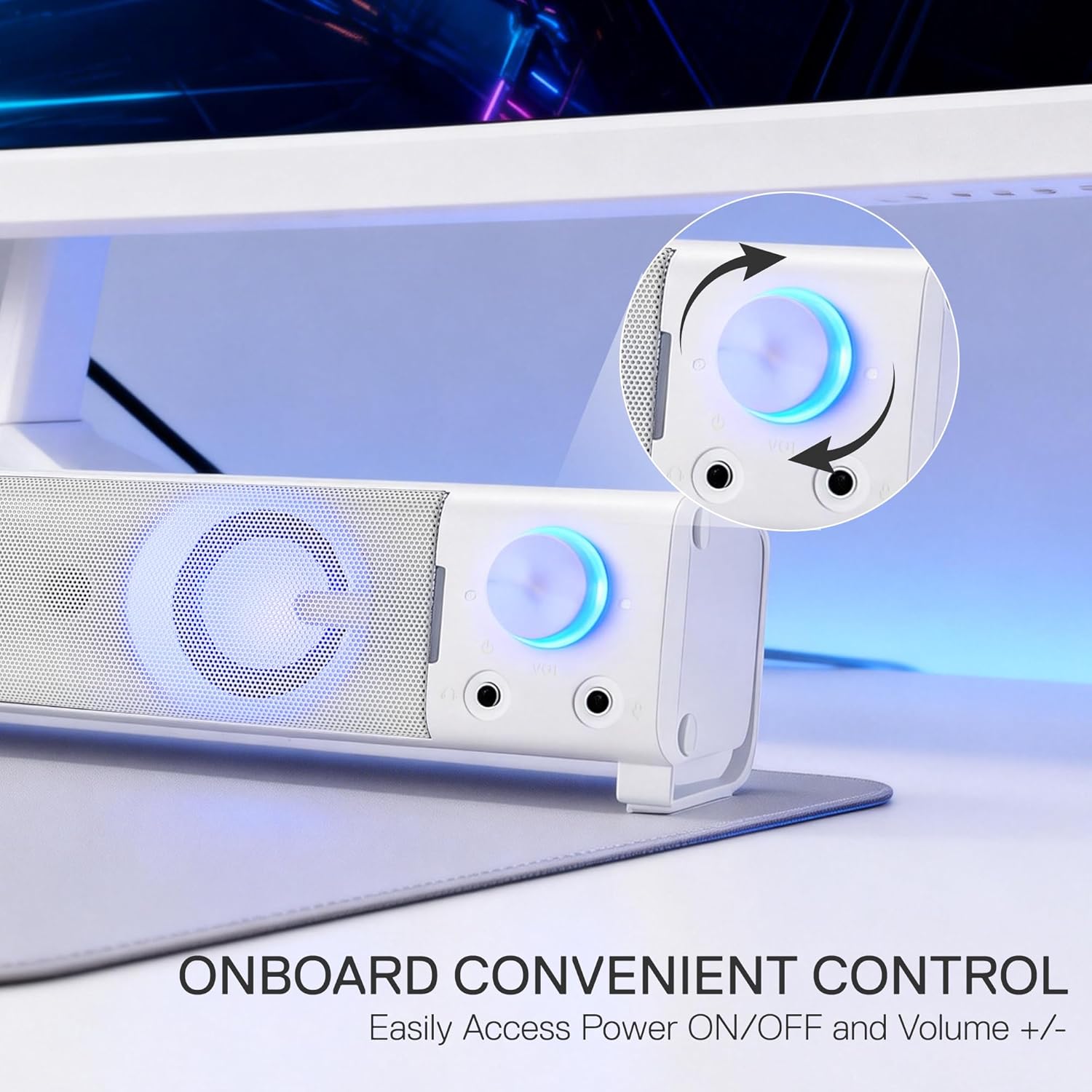 Redragon GS550 PC Gaming Speakers, 2.0 Channel Desktop