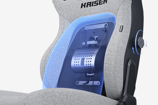 AndaSeat Kaiser 4 Gaming Chair - Linen Fabric Grey