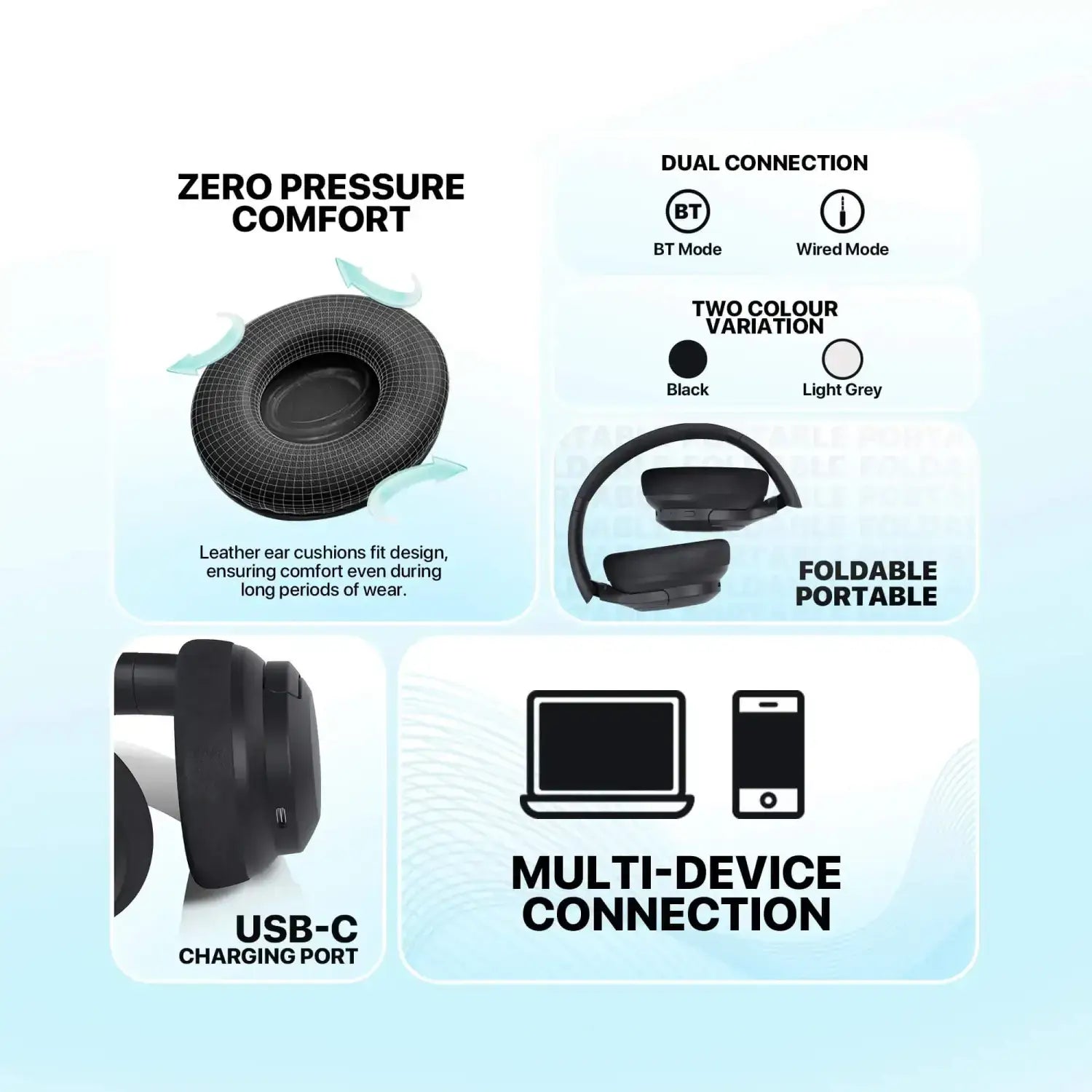 FANTECH WH05A GO VIBE ANC WIRELESS HEADSET
