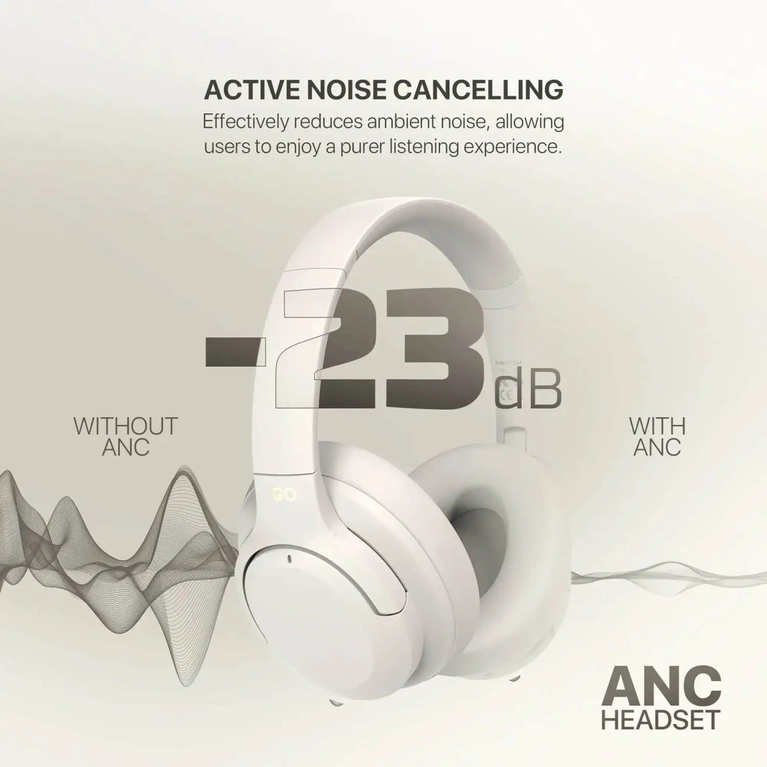 FANTECH WH05A GO VIBE ANC WIRELESS HEADSET