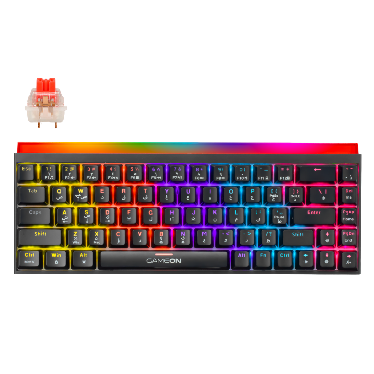 GAMEON PRIMEX Series GO-MK260-RS 60% RGB Mechanical