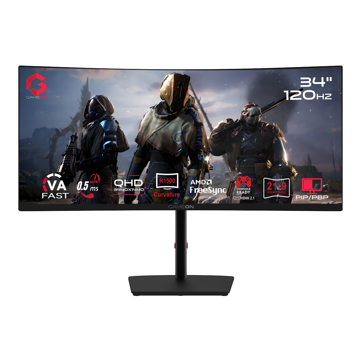 GAMEON WQHD VA Spectra Pro Series 34" WQHD, 120Hz 4K