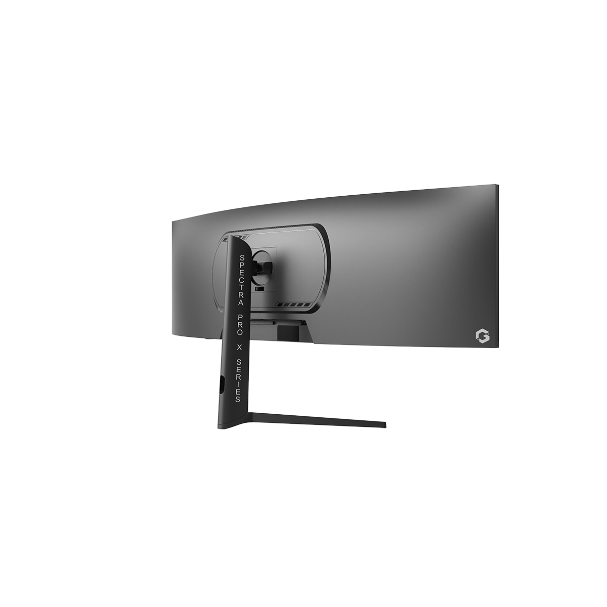 Gameon spectra pro x series 49’’ dqhd 120hz mprt 0.5ms hdmi 2.1 fast va panel curved gaming monitor 1500r 32:9