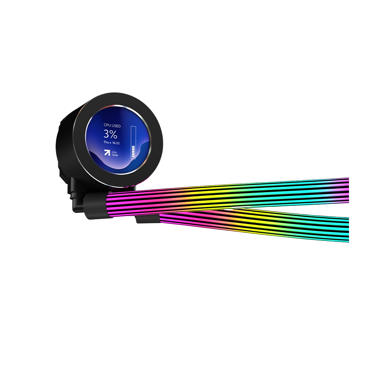 Gameon - kraken n360 lcd display liquid cpu cooler 360mm with argb tube - pc hardware