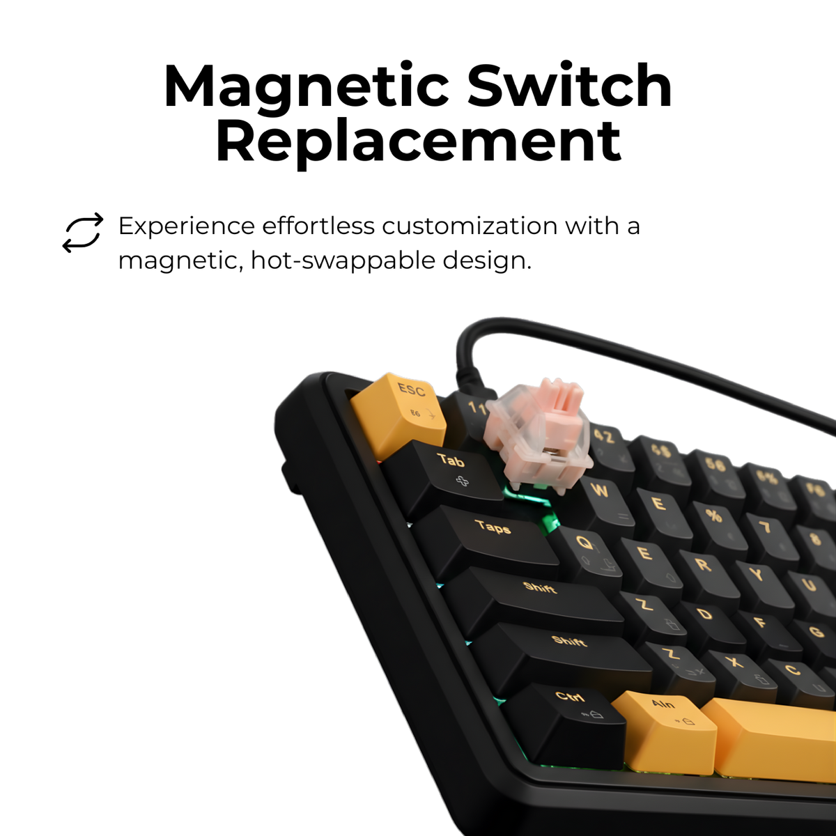 GAMEON VOLT Series GOMGK68-RS 60% RGB Magnetic