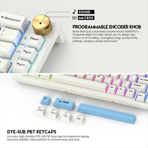 FANTECH MK858 MAXFIT67 WIRELESS MECHANICAL KEYBOARD